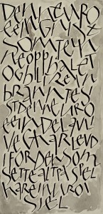 calligraphy-letter-art-letter design-fotlandletterdesign-Gunn Fotland-Bryne-Norway-Vamp-'Denne uro' grå_0037_2015-min